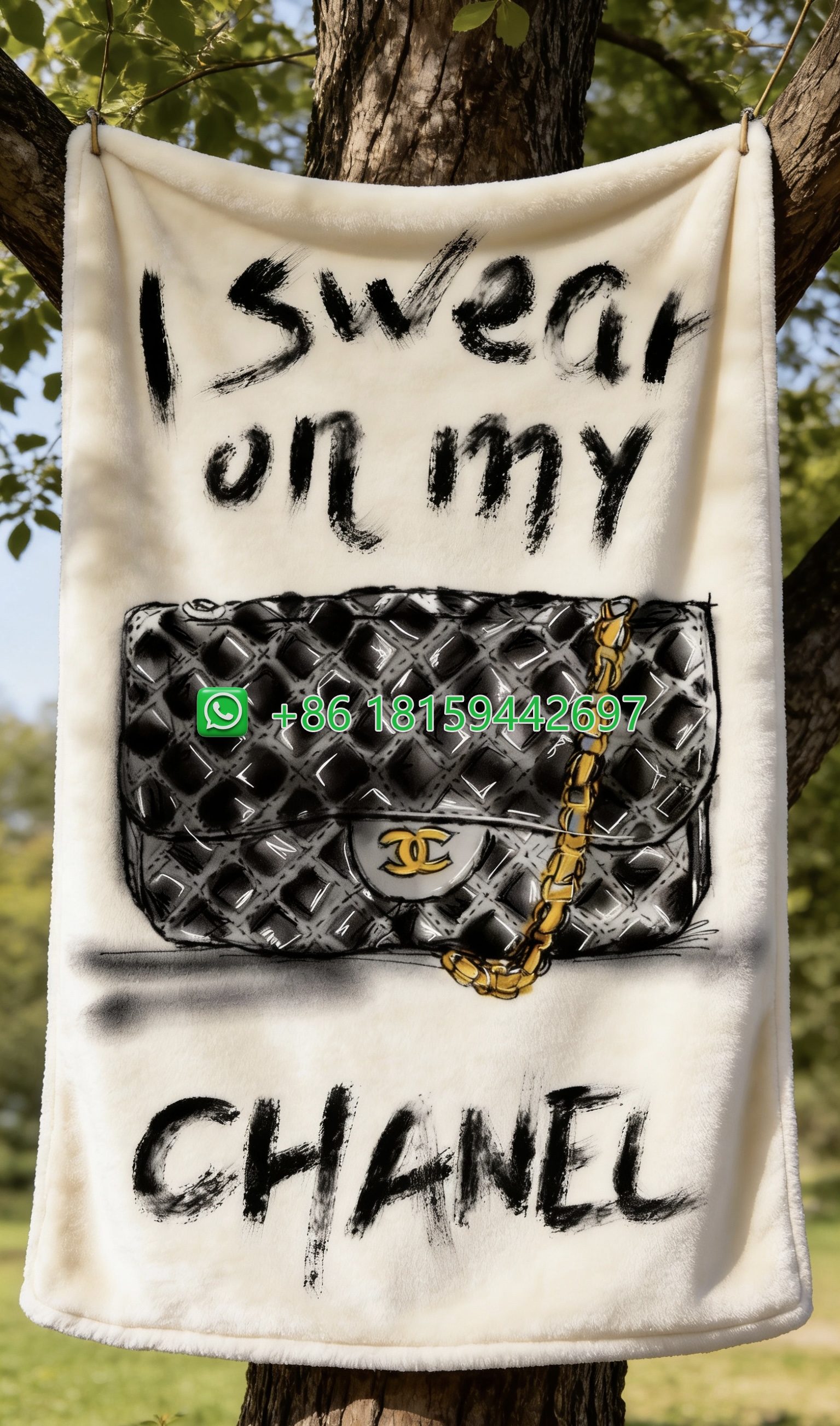 Chanel Throw Blankets